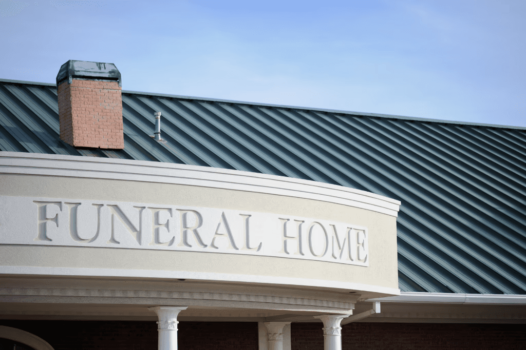 Funeral home exterior