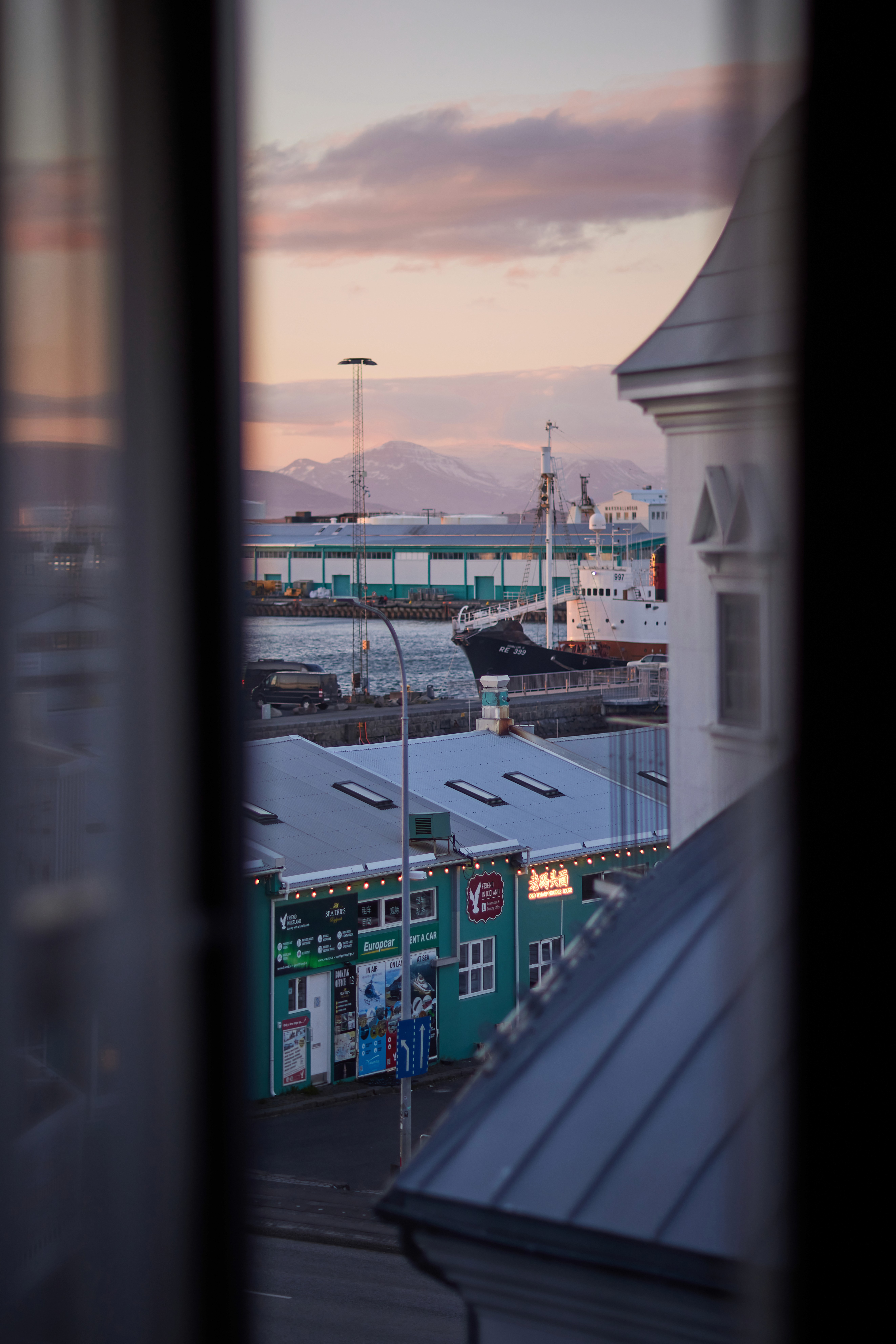 view from a harbor room