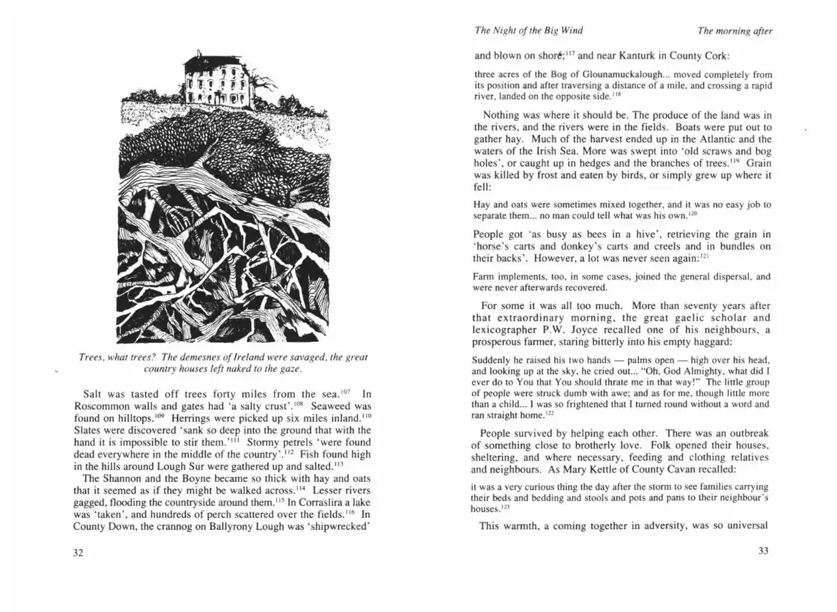 The Night of the Big Wind The story of the legendary Big Wind of 1839 inner page