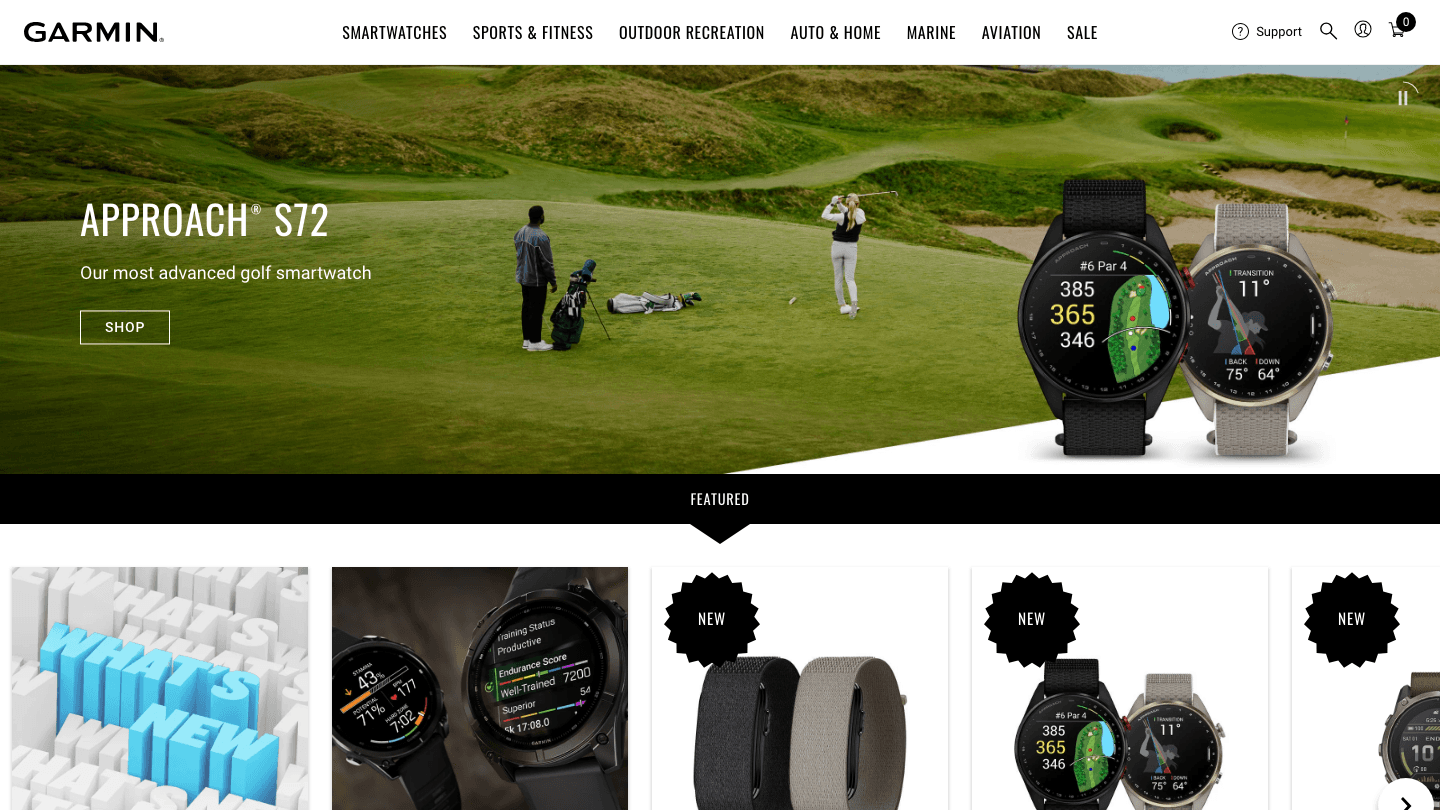 Garmin smartwatches