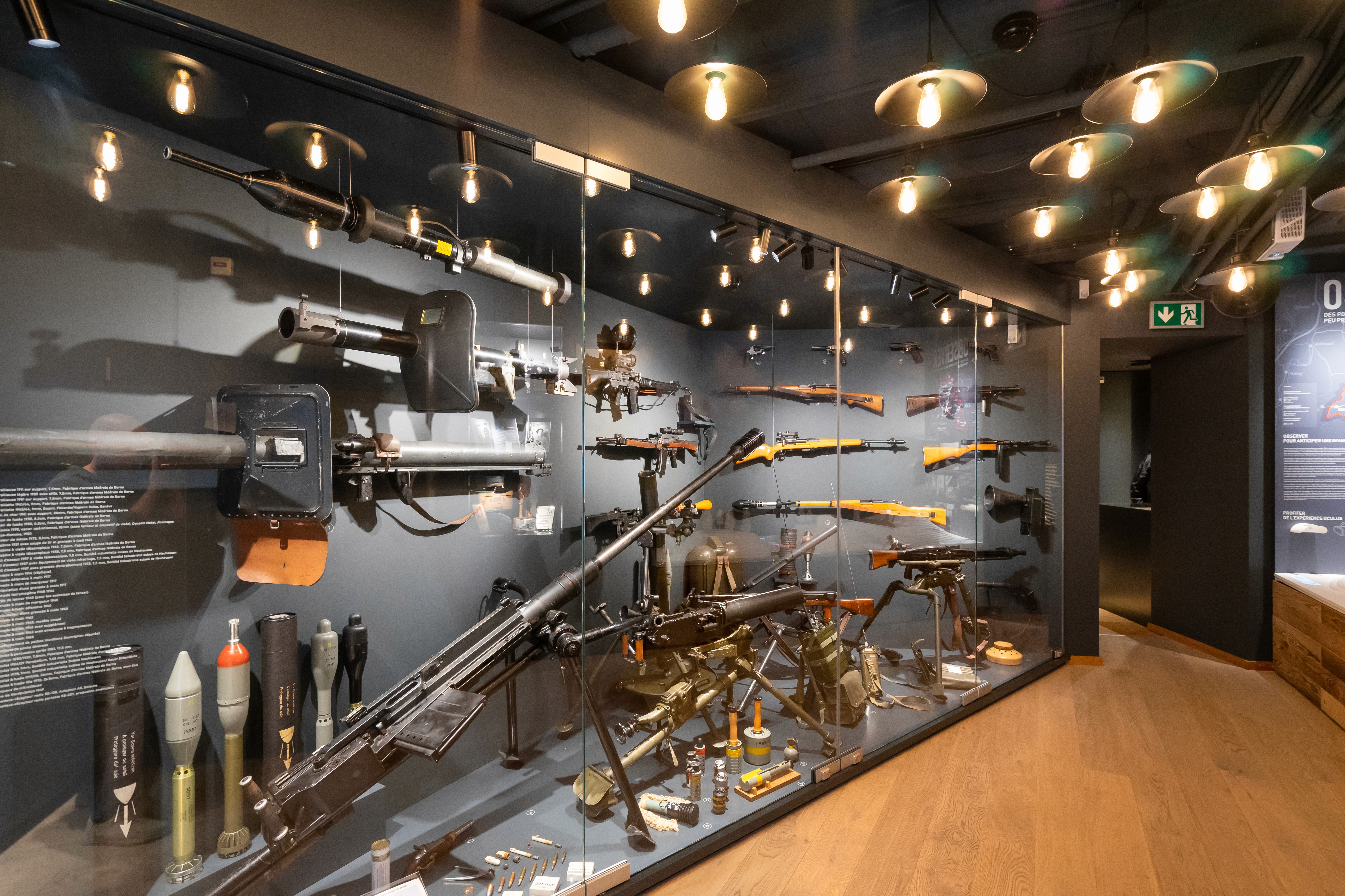 Guns and canons   in an exhibition design concept of a museum retail for Switzerland 
