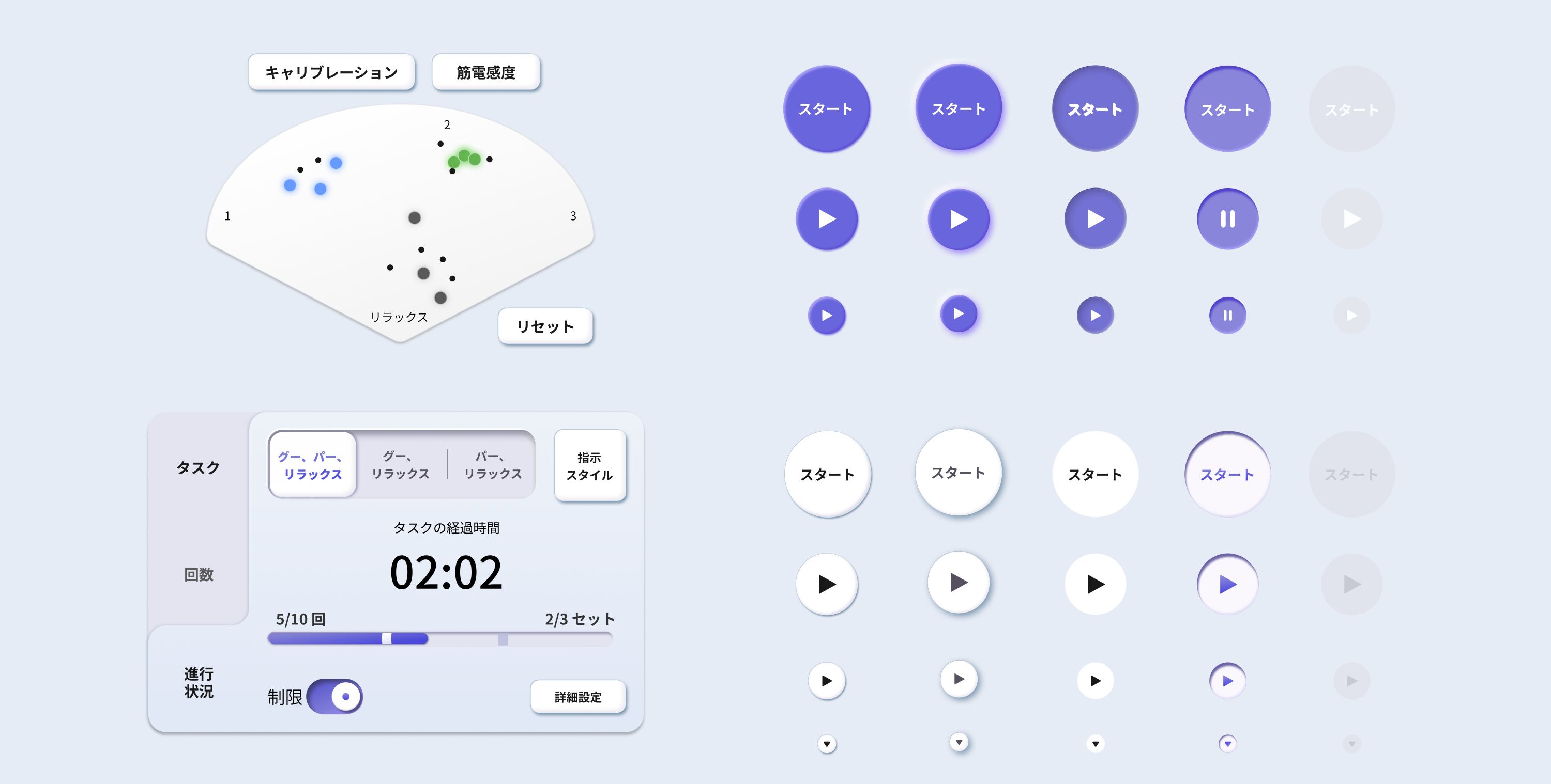 Design system components for MELTZ medical device