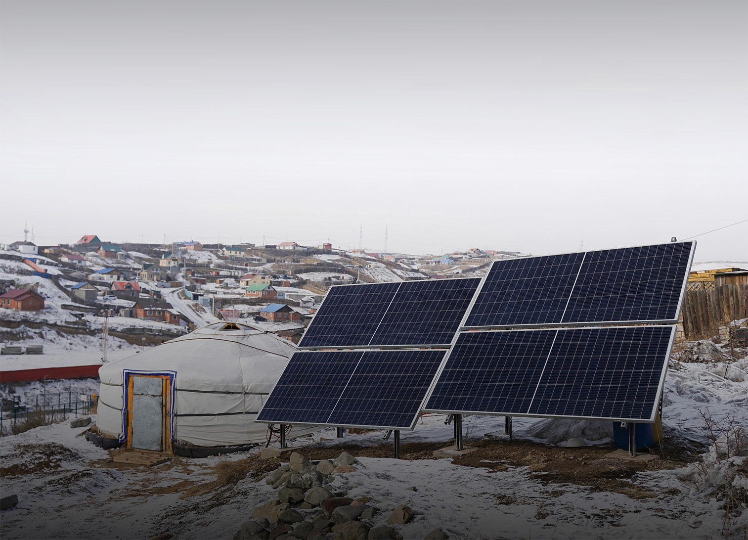 Coal-to-Solar households with rooftop solar panels