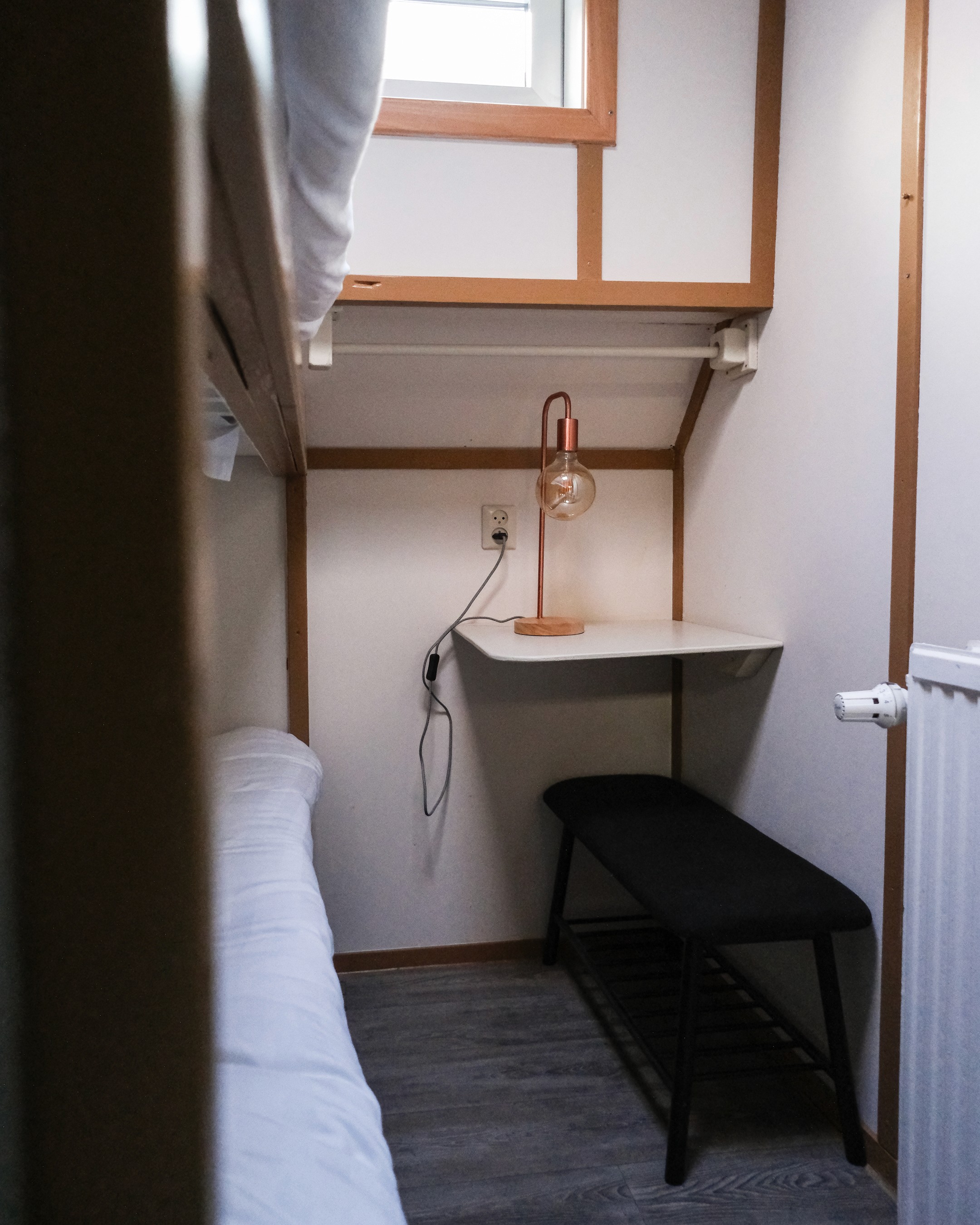 Modern kitchen island with bar chairs
