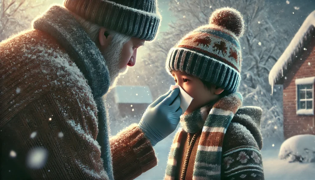 Does influenza peak in winter just because it’s colder?