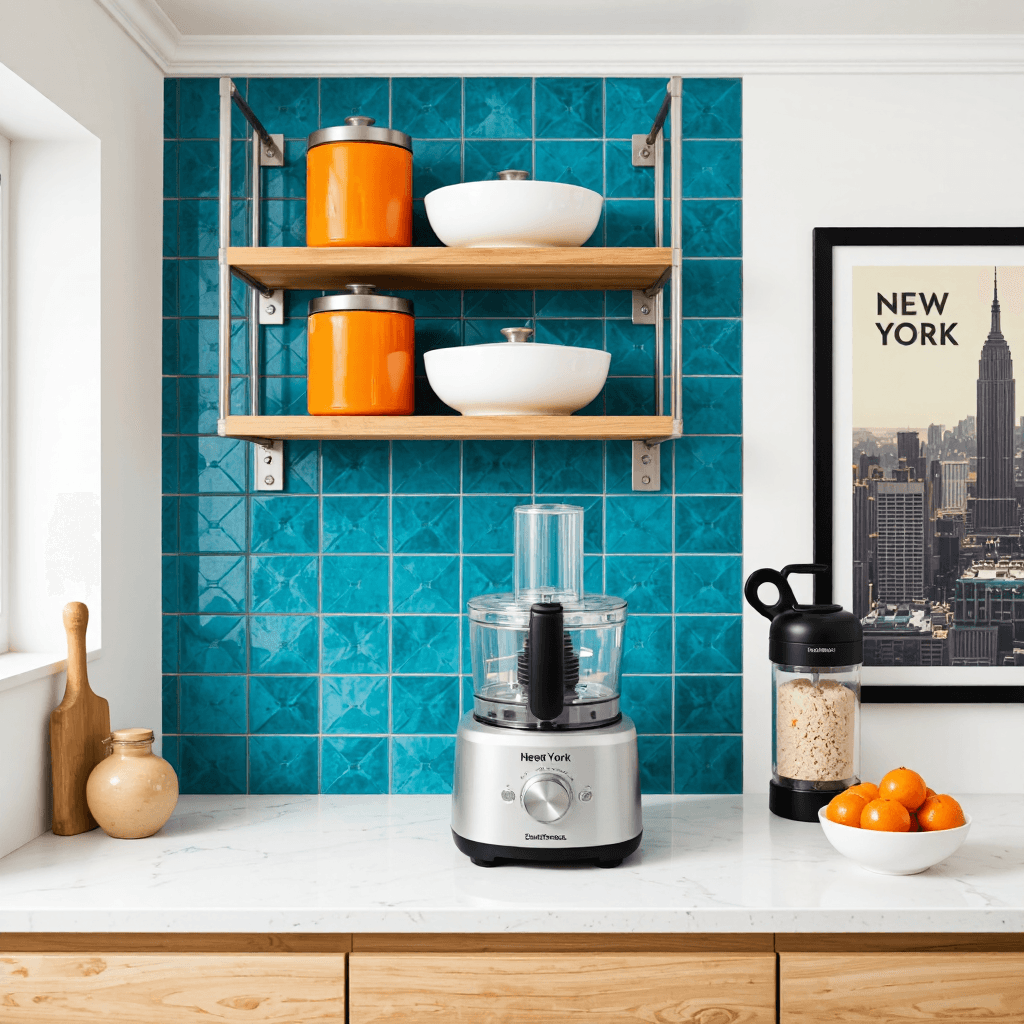 product photography of food processor