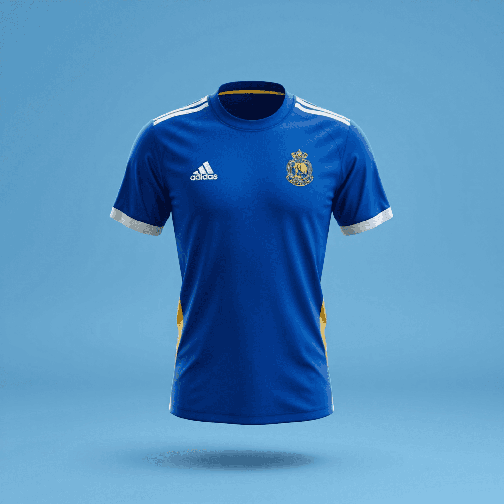 product photography of a sports jersey