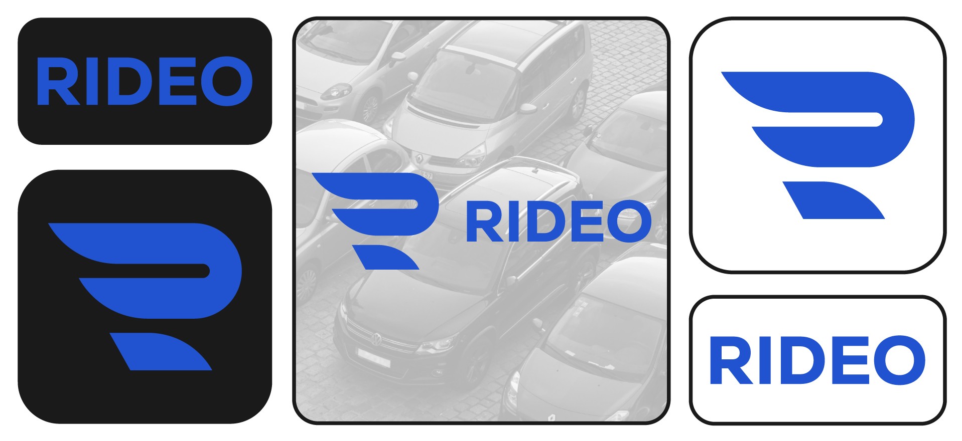 rideo car rental 8bit creative solutions branding brand identity logo design business card website design development creative agency marketing advertising seo mauritius