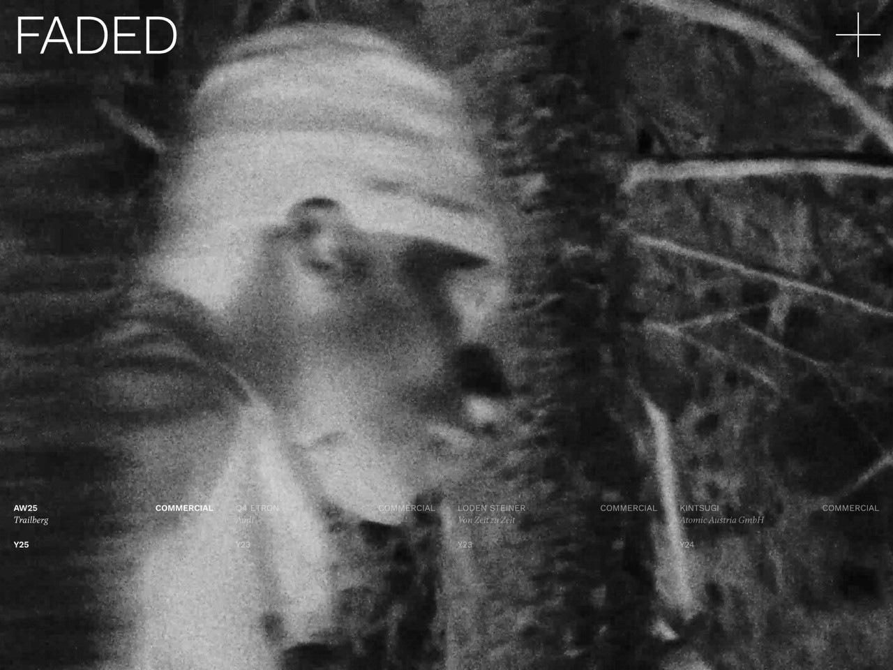 Faded Works - Landing Page