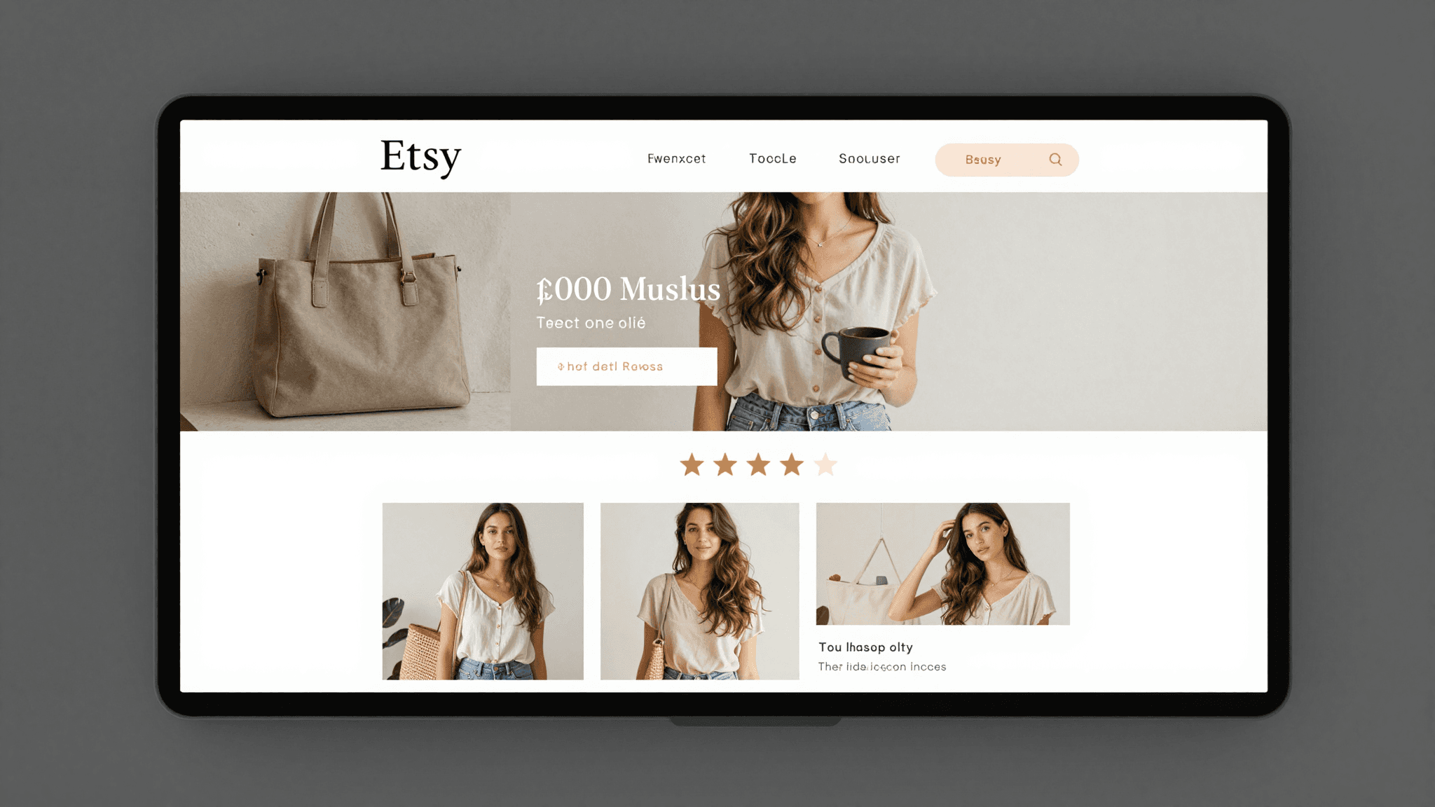 Professional Etsy storefront with branded banner and listings
