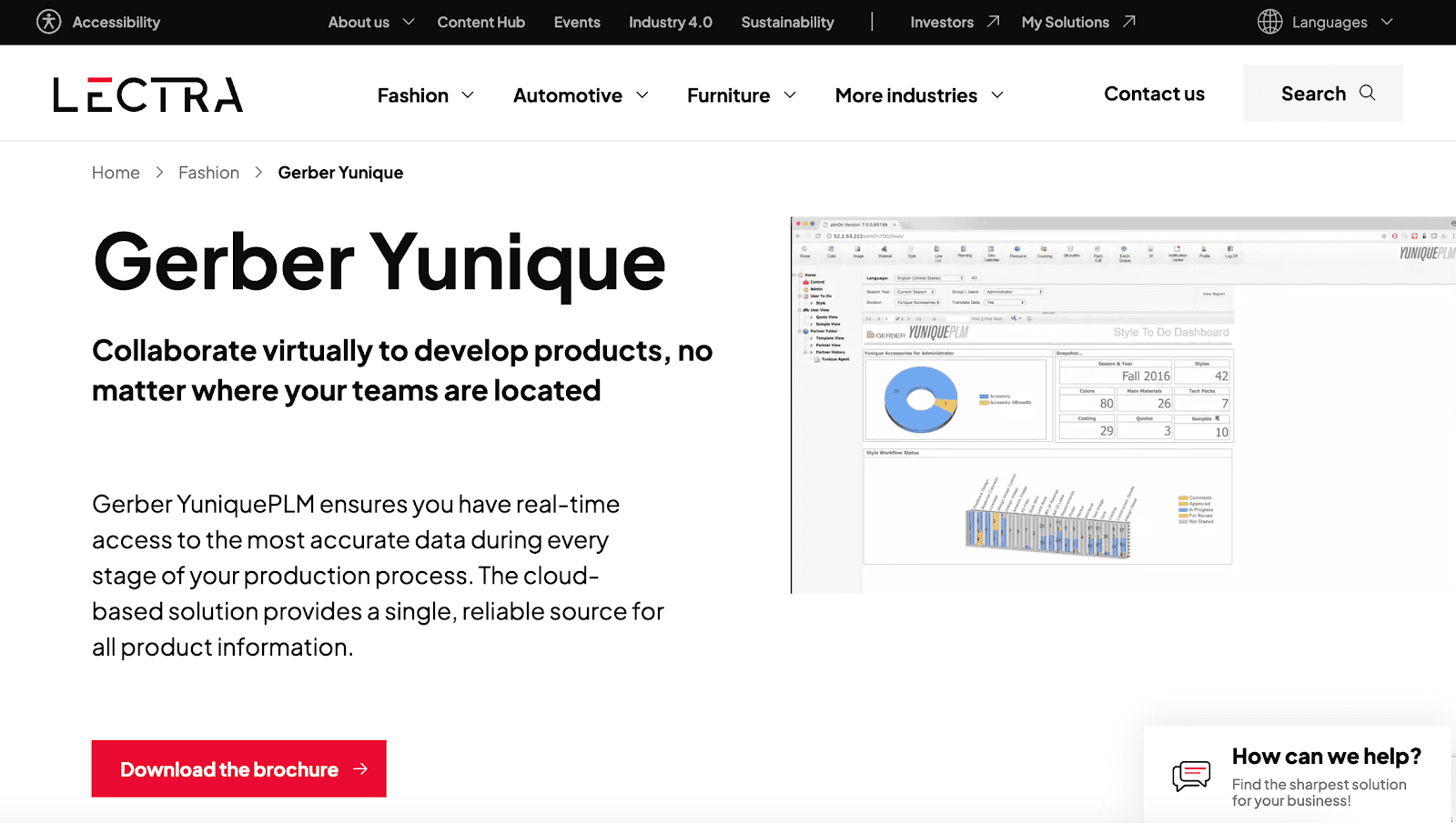 Gerber YuniquePLM (Lectra)