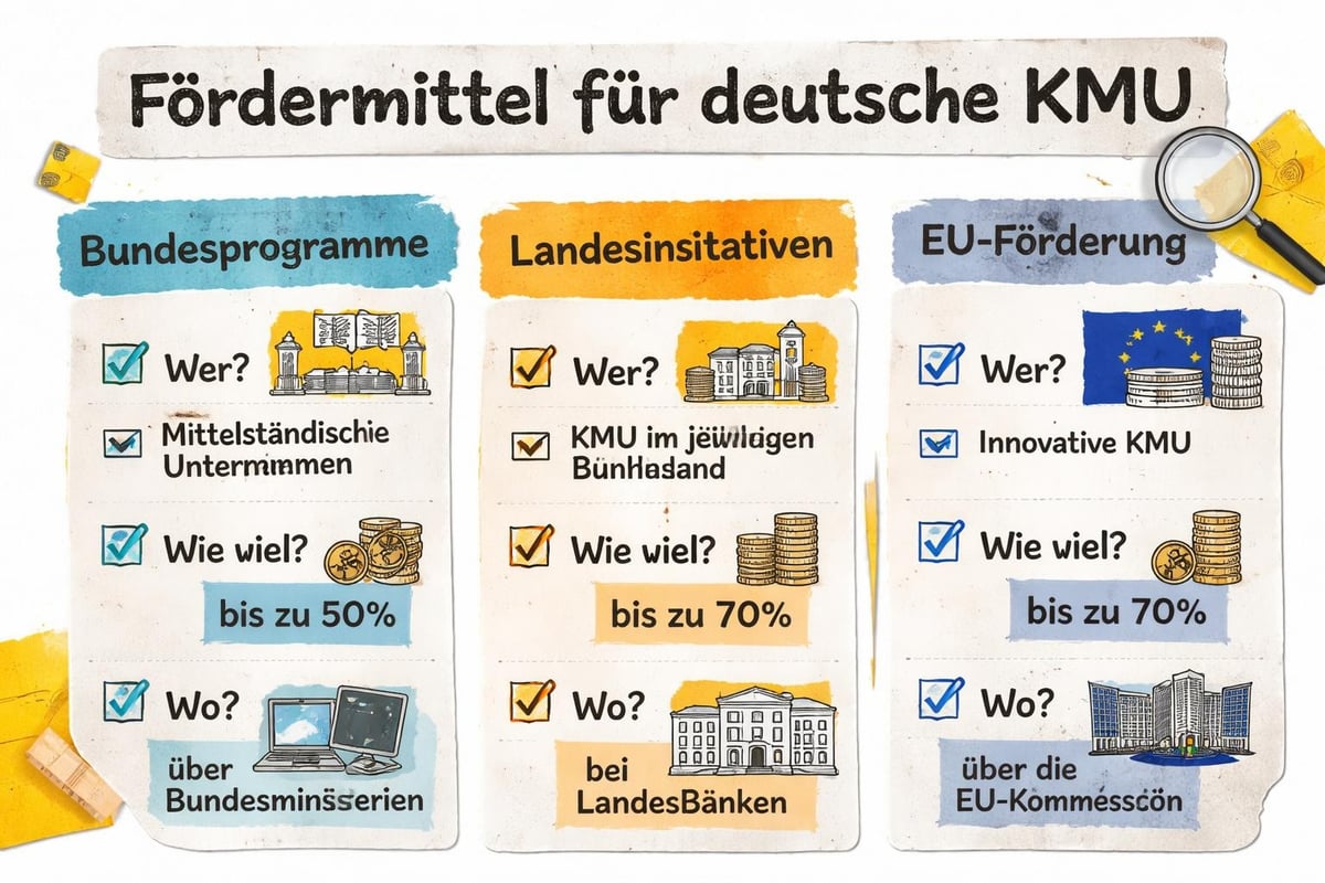 Bundesweite und regionale Förderprogramme