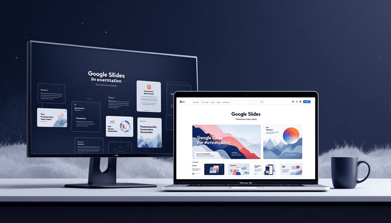 Popular platforms for using slide templates, including PowerPoint and Google Slides.