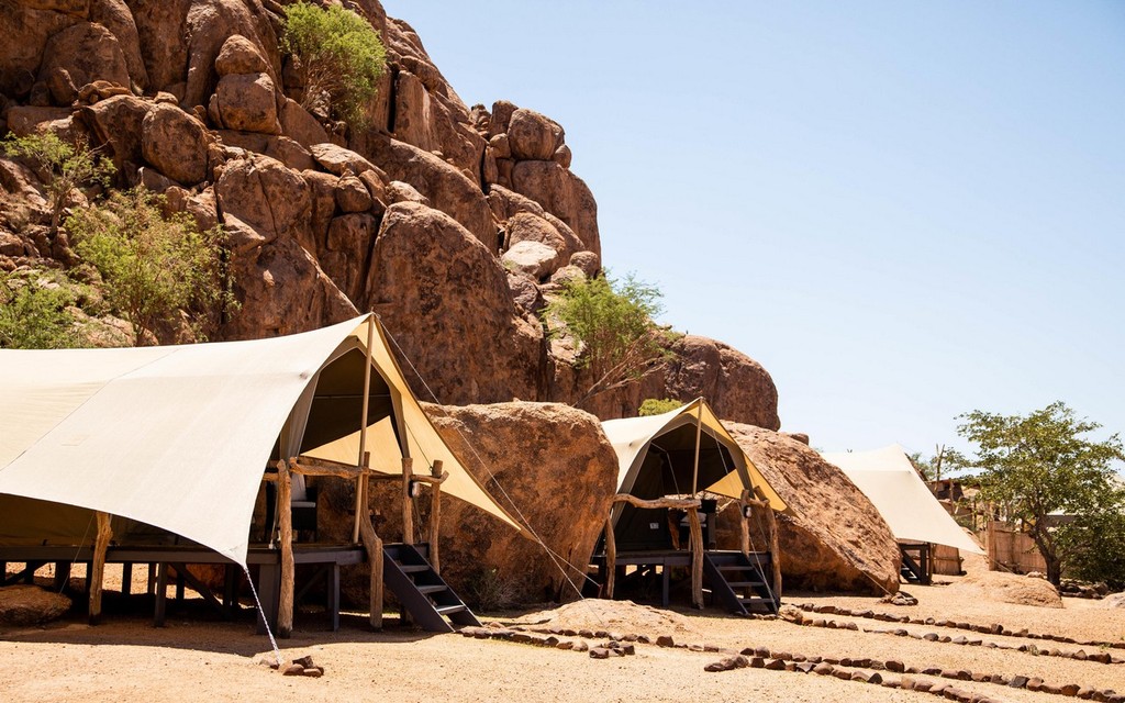 Camping in Namibia