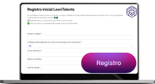 Registro, programa para trabajar como programador en Alemania y Austria