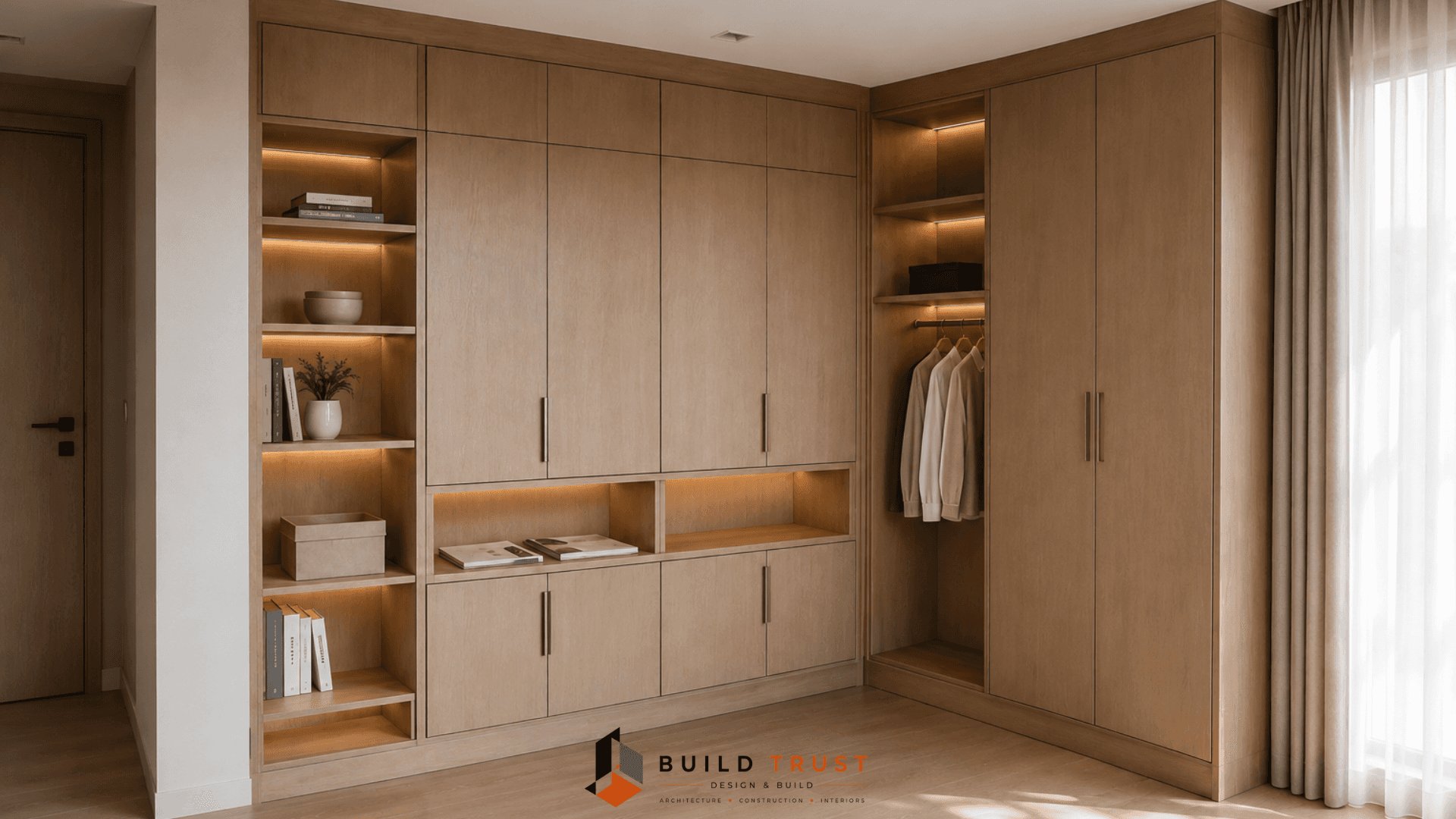 Tailored residential interior design detail