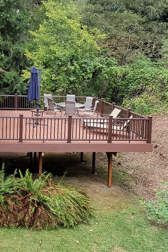 Deck addition build in Redmond
