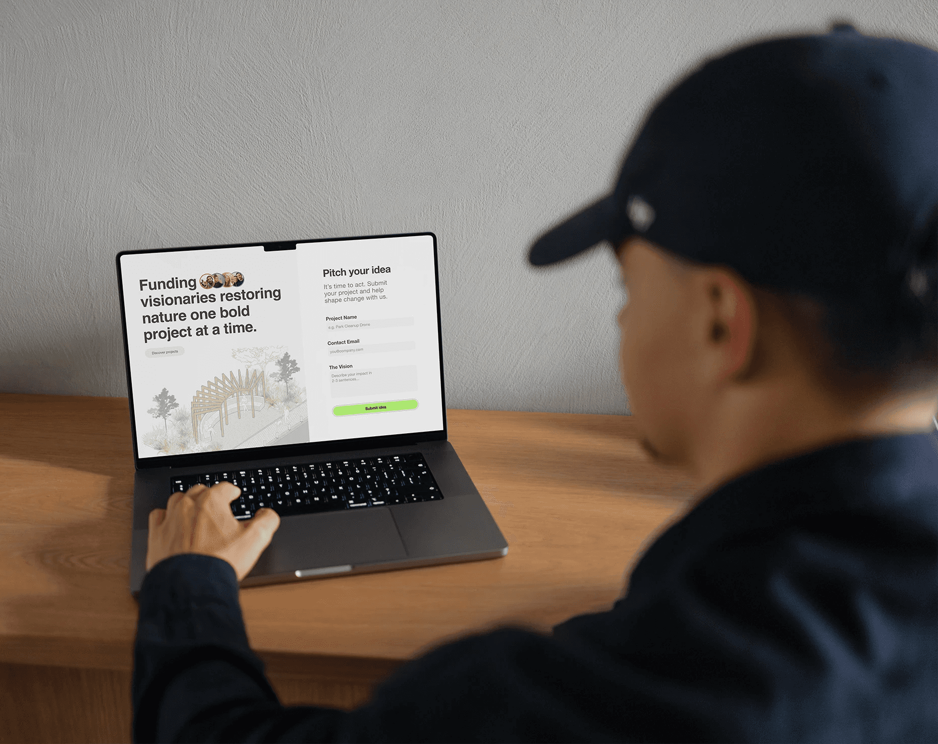 Young girl in motion