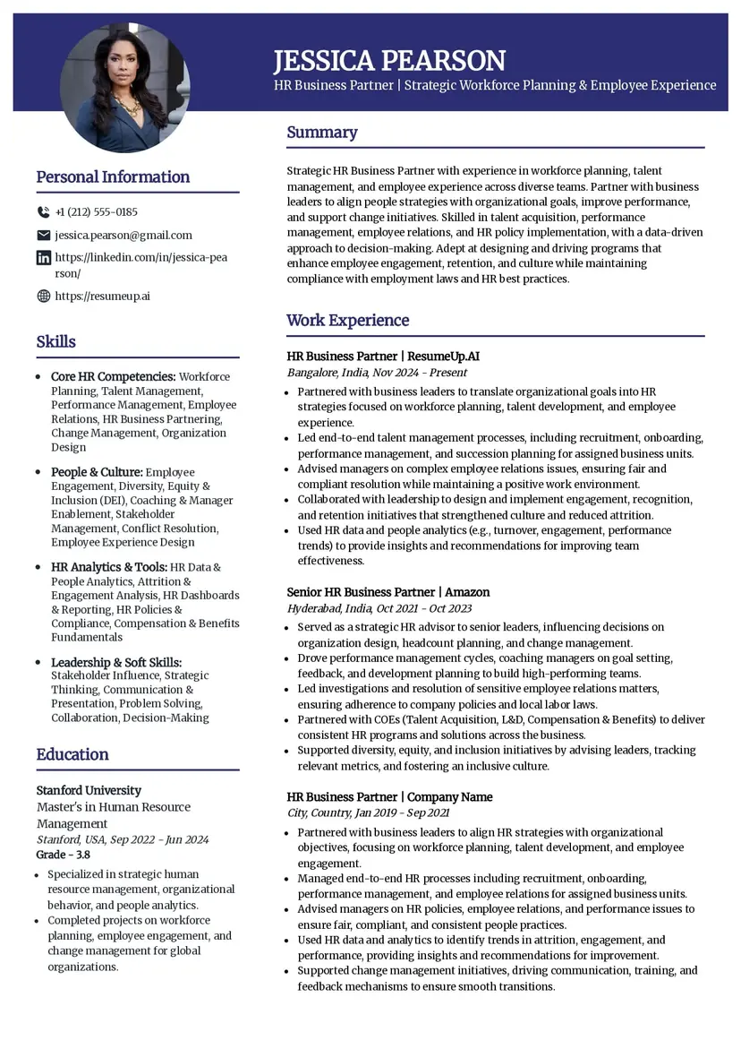 resume template