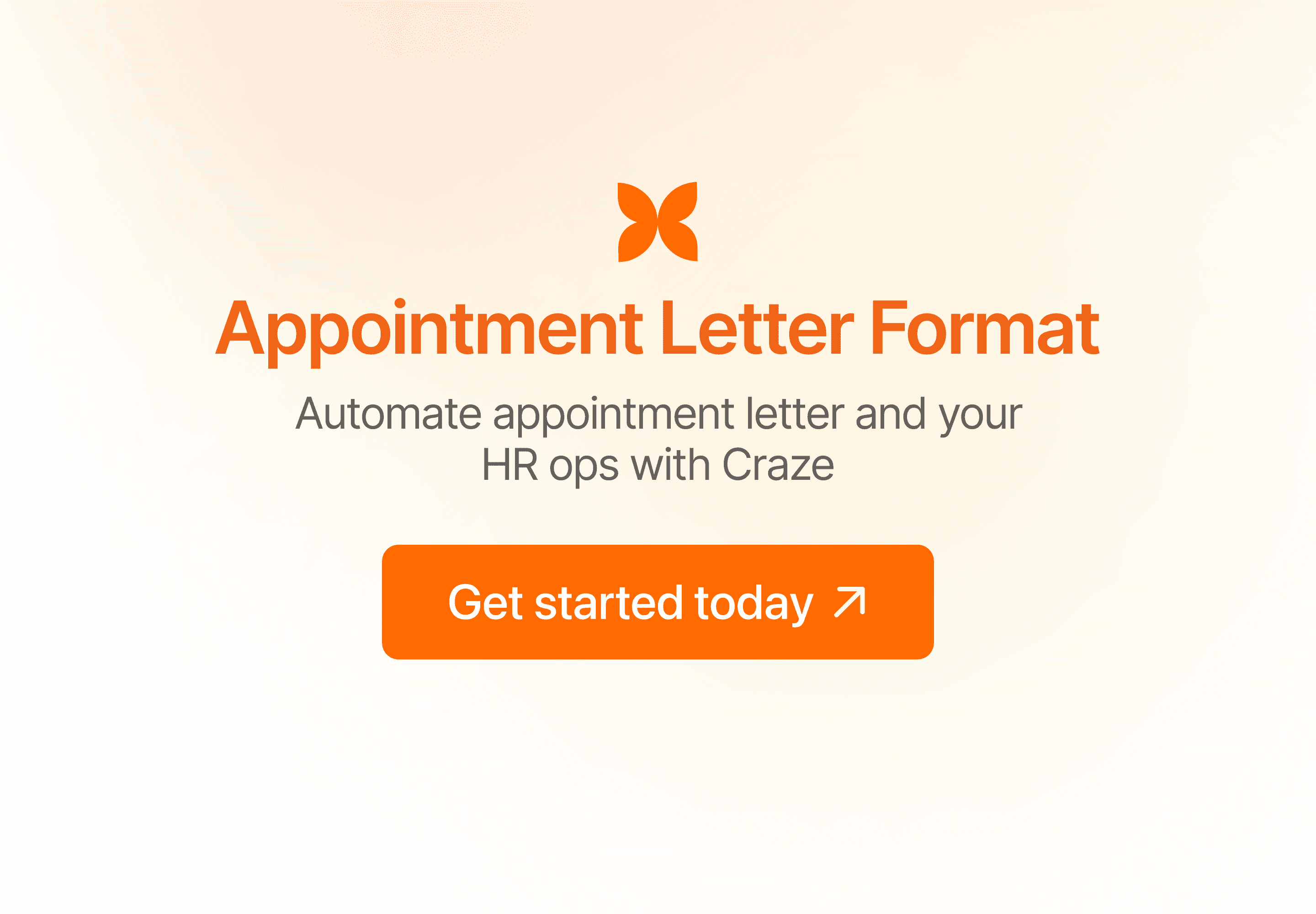 appointment letter format