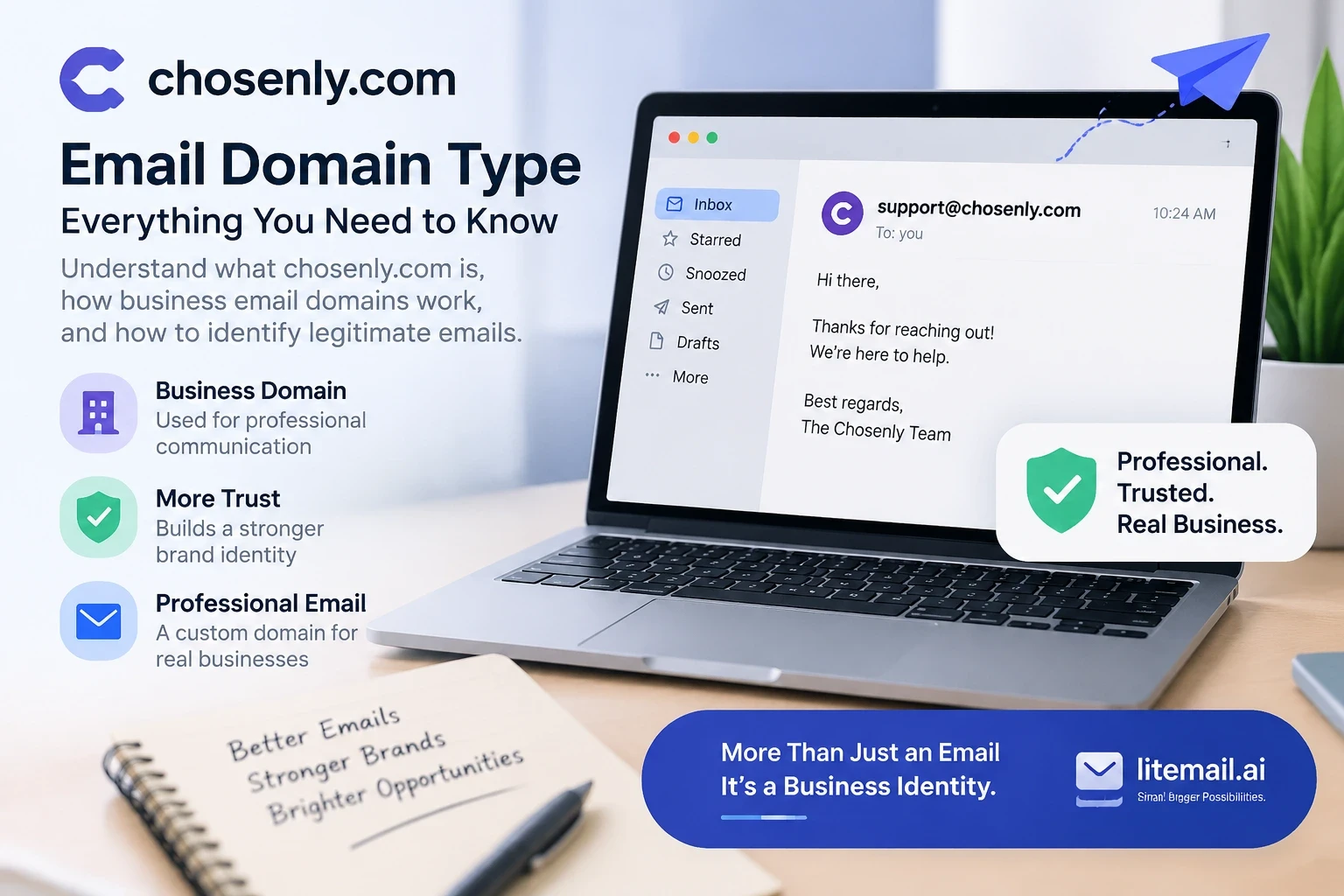 chosenly.com email domain type and business email domain guide