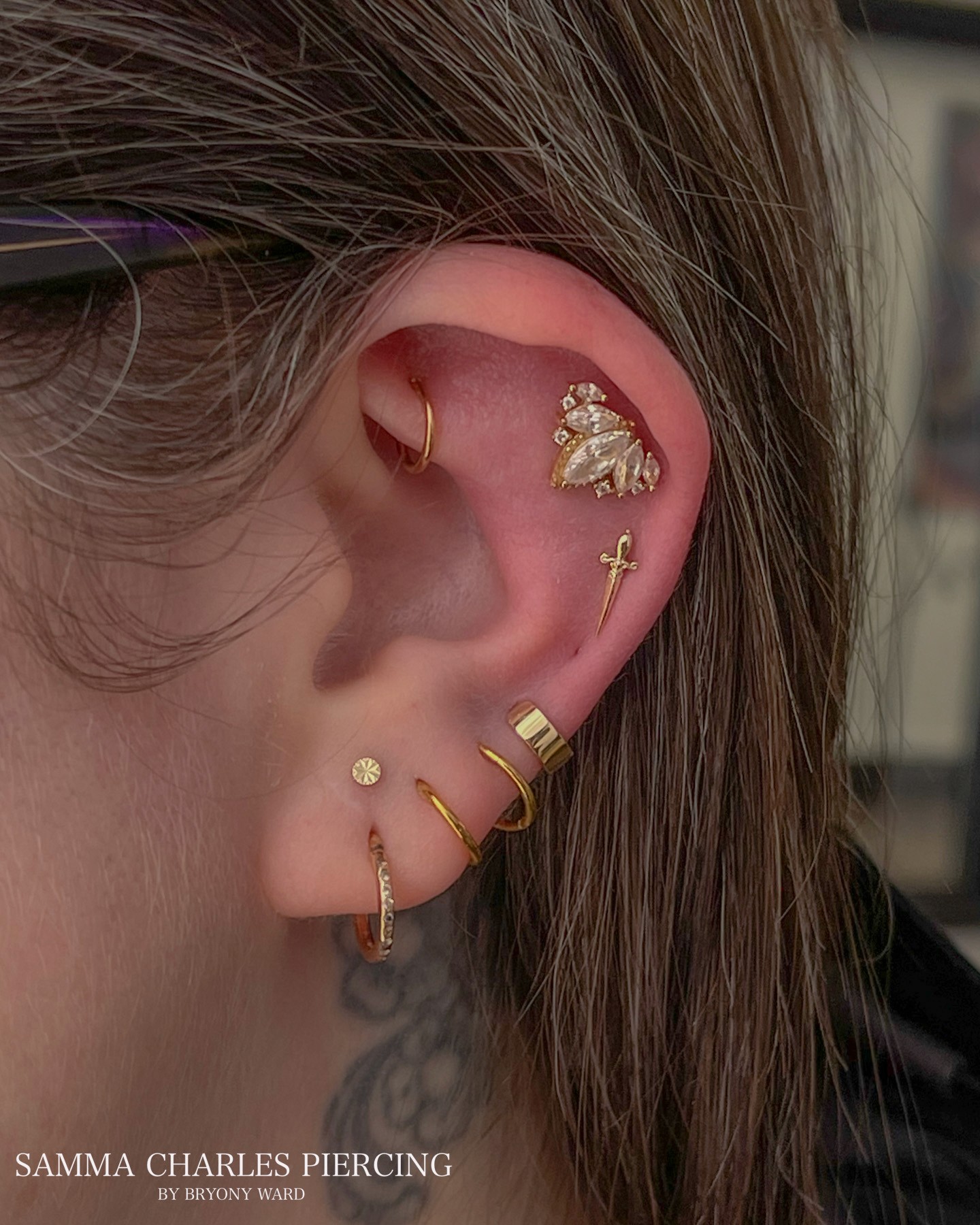 boston piercer, ear piercing, newton piercing, ear curation, piercings