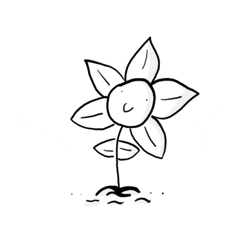 Smile Flower Sketch