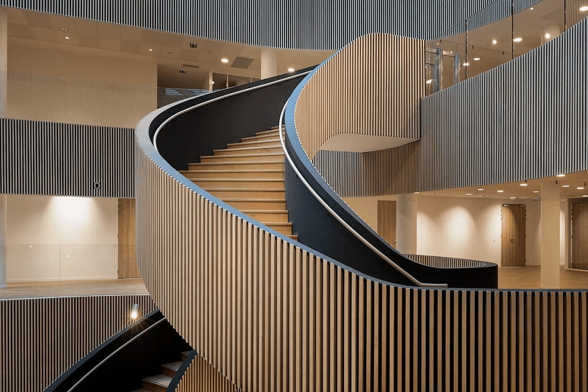 focis esthétique escalier du siege de la Mel à Lille