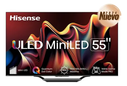 Pantalla Hisense U7N de 55 pulgadas