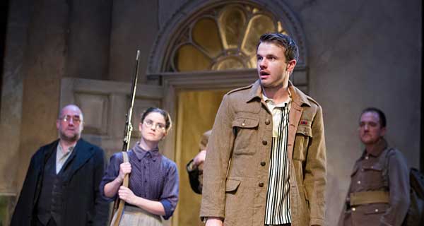 Ronan Raferty as Harry Heegan in The Silver Tassie. Photograph: Tristram Kenton