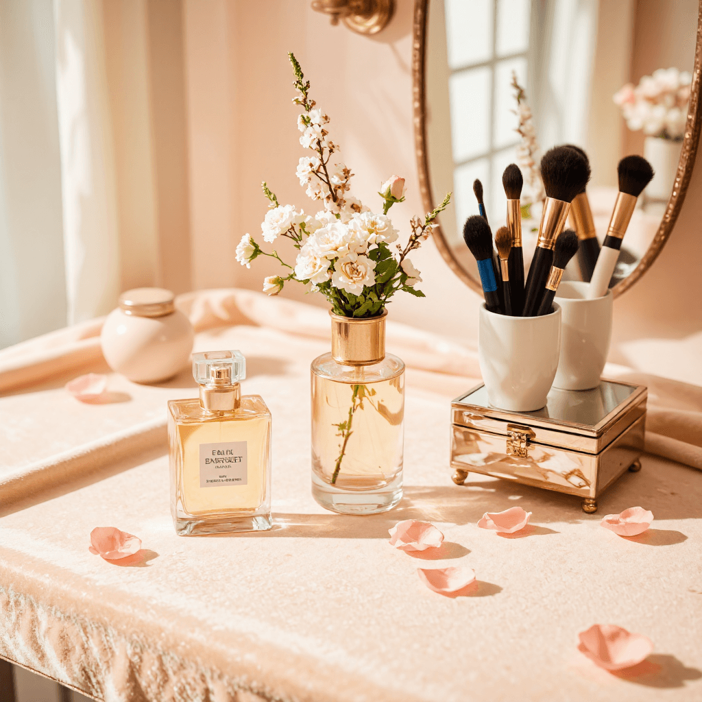 product photography of perfume