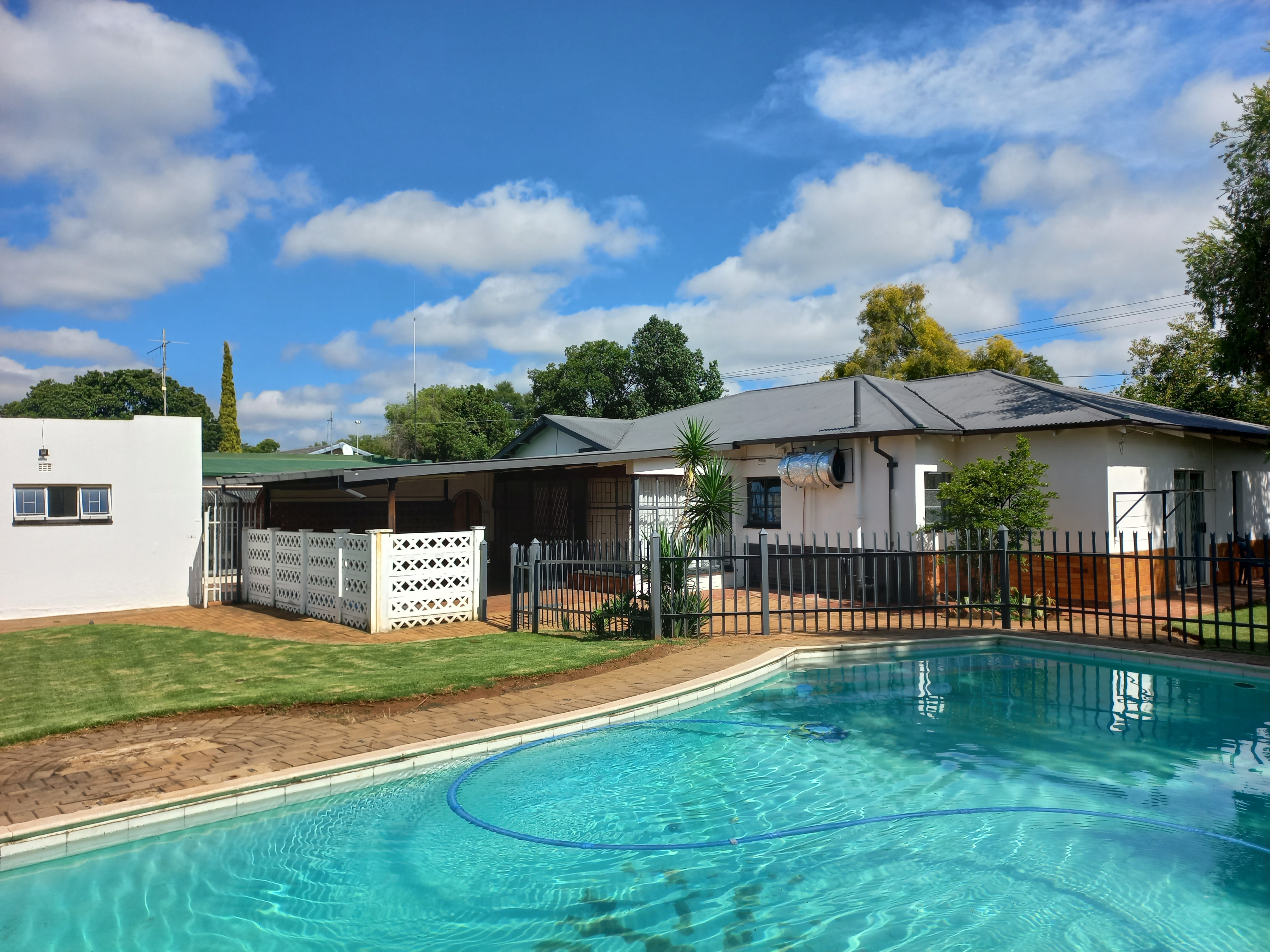 Clean kitchen with wooden flooring