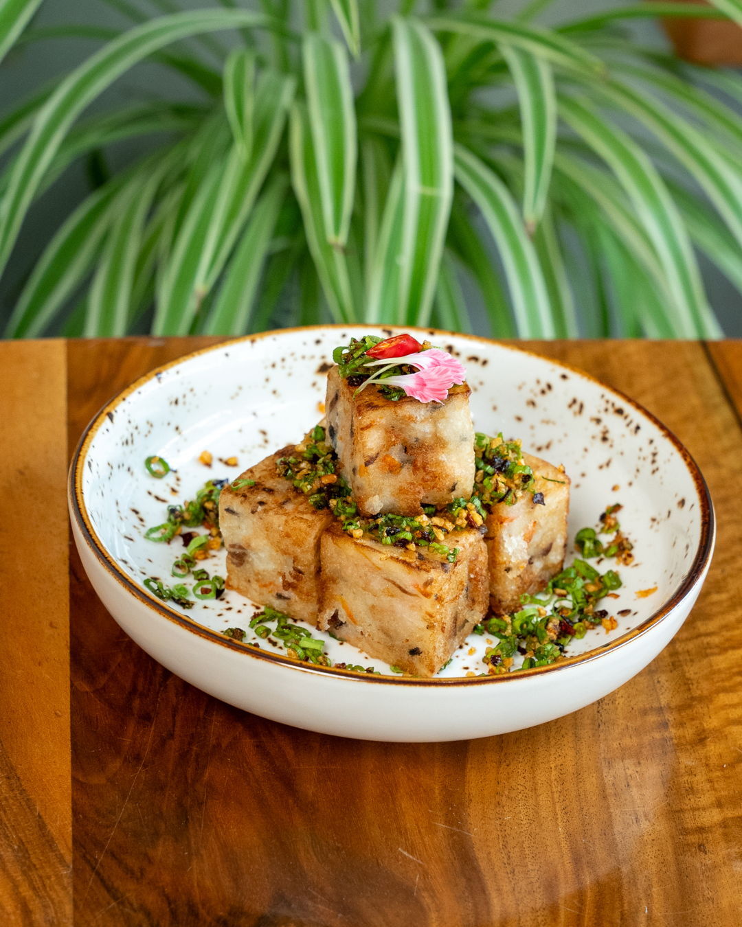 Social Distrikt’s creative vegan plates make it a go-to spot for vegan restaurants in Dubai.