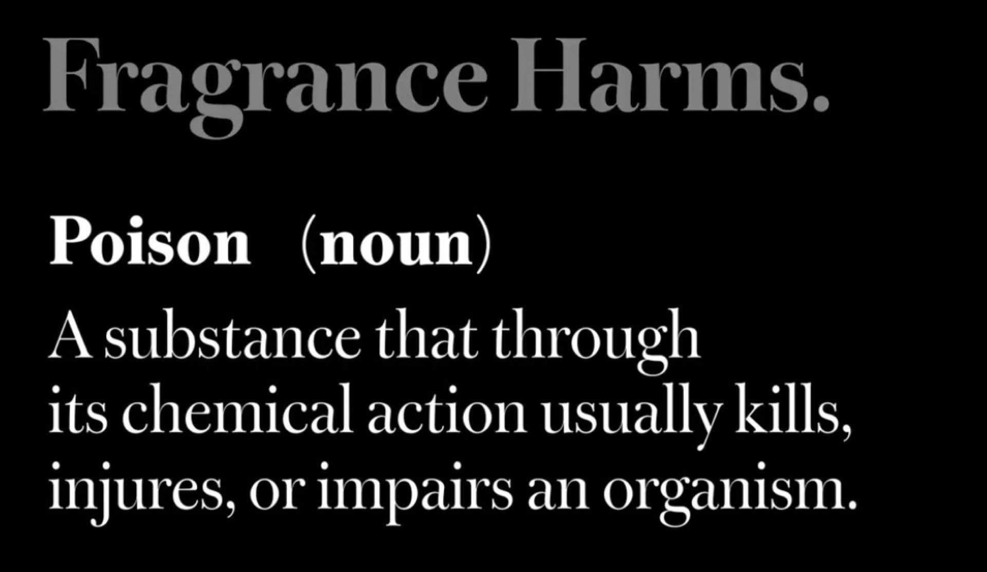 What is poison in fragrance