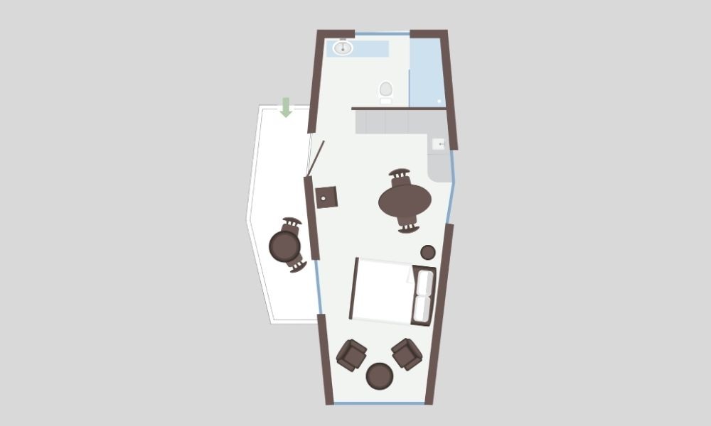floorplan of the treehouse