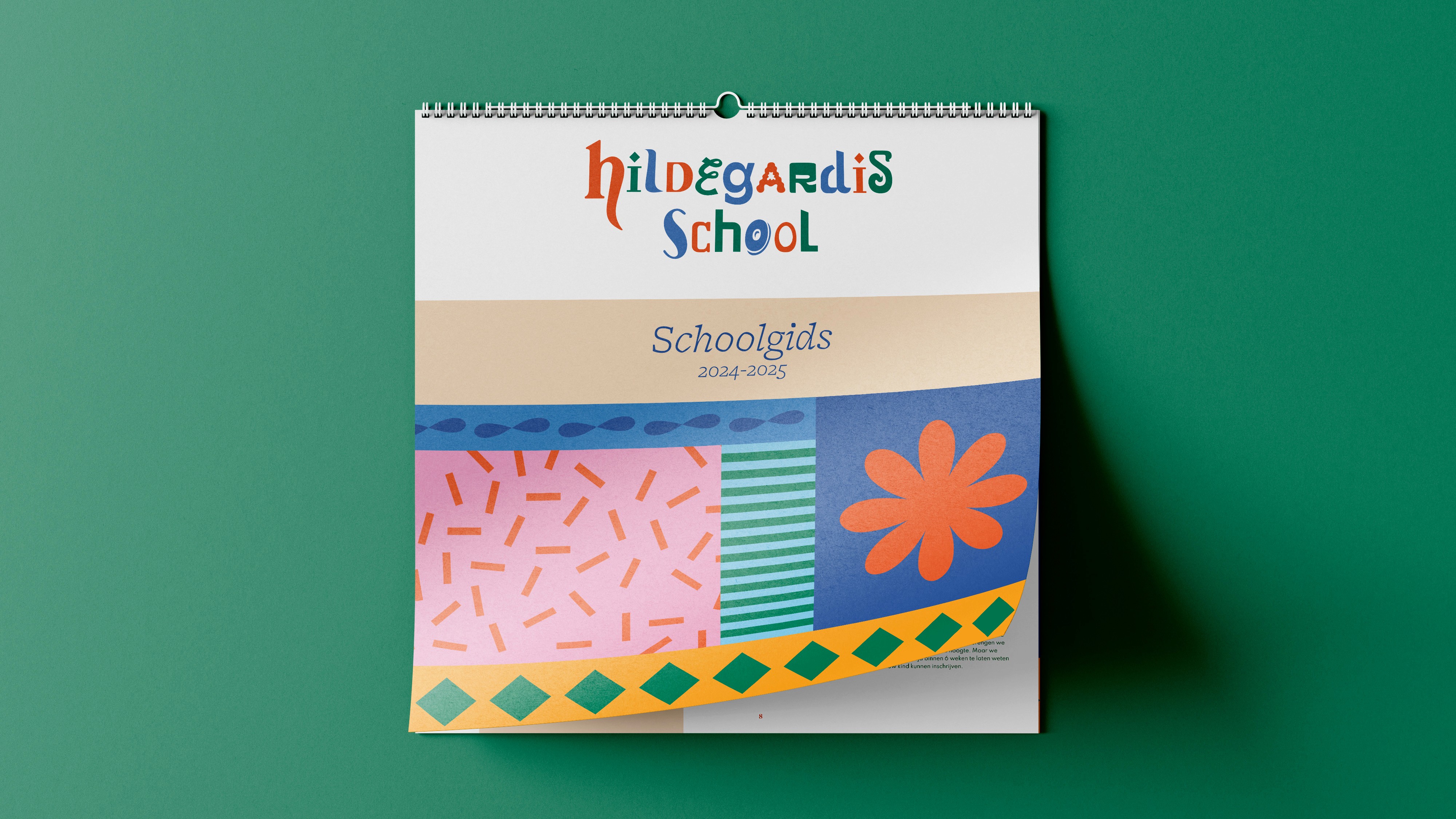 Grafisch ontwerp Hildegardis School schoolgids