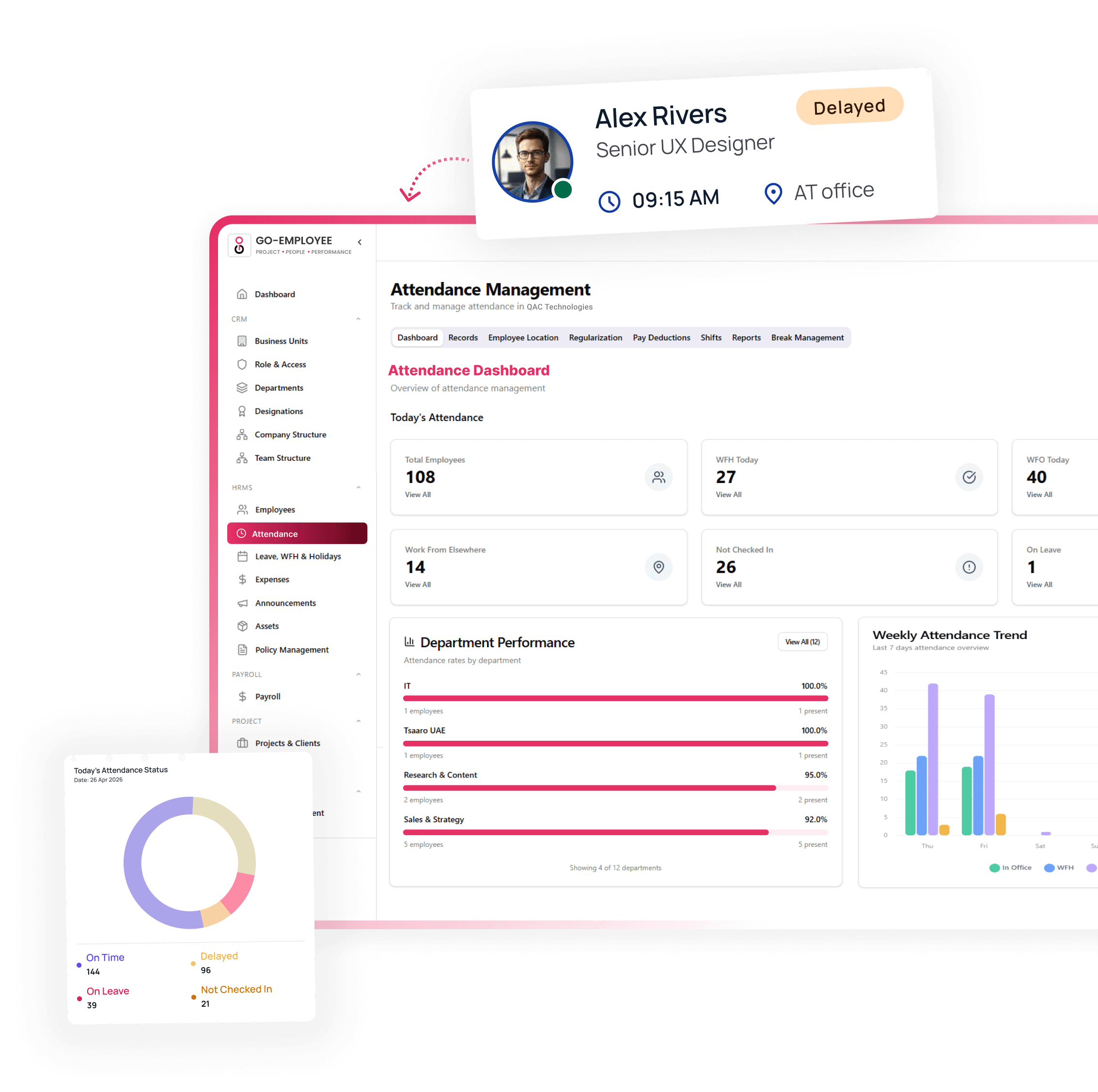Attendance Management Dashboard