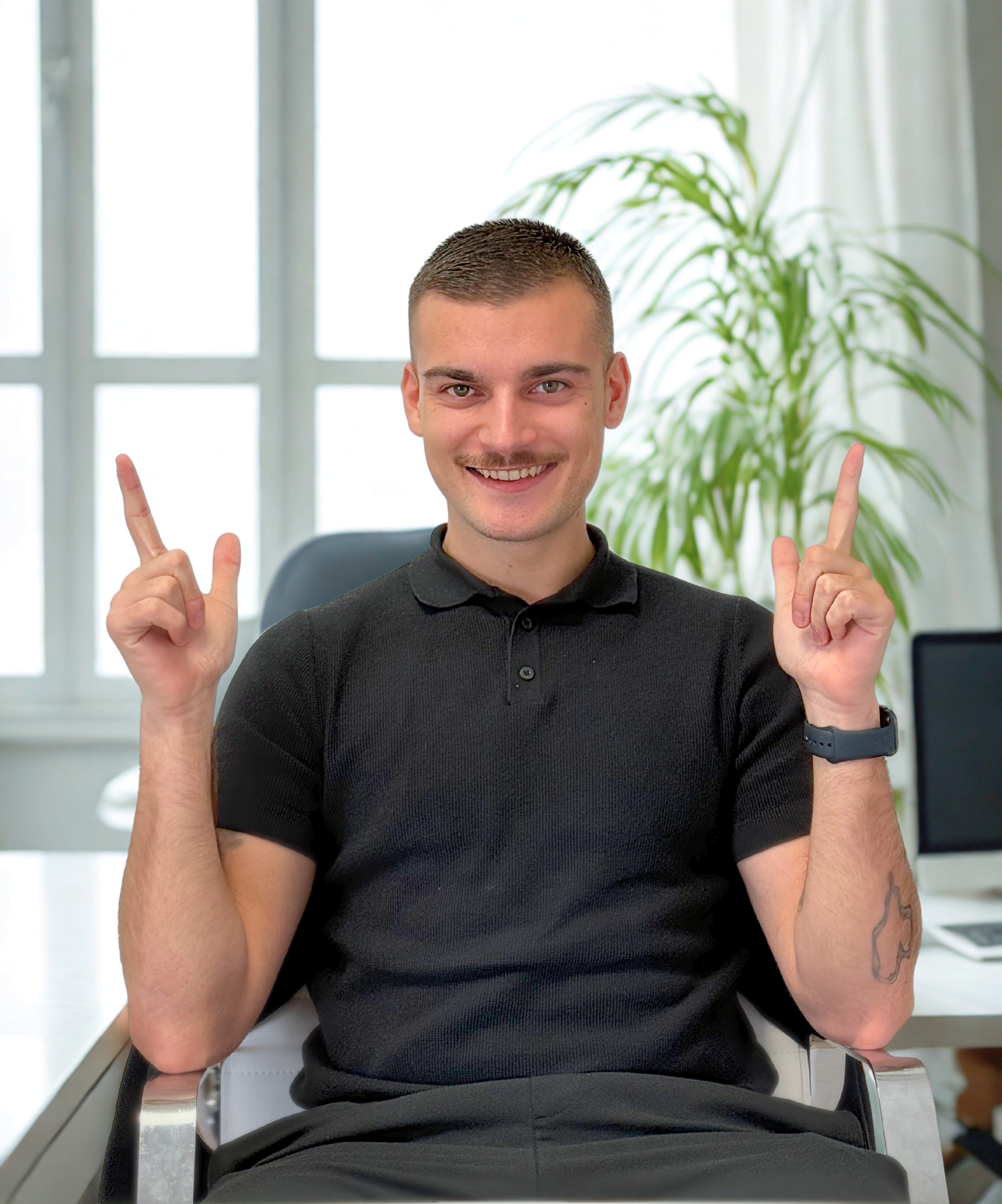 Portrait of portfolio creator