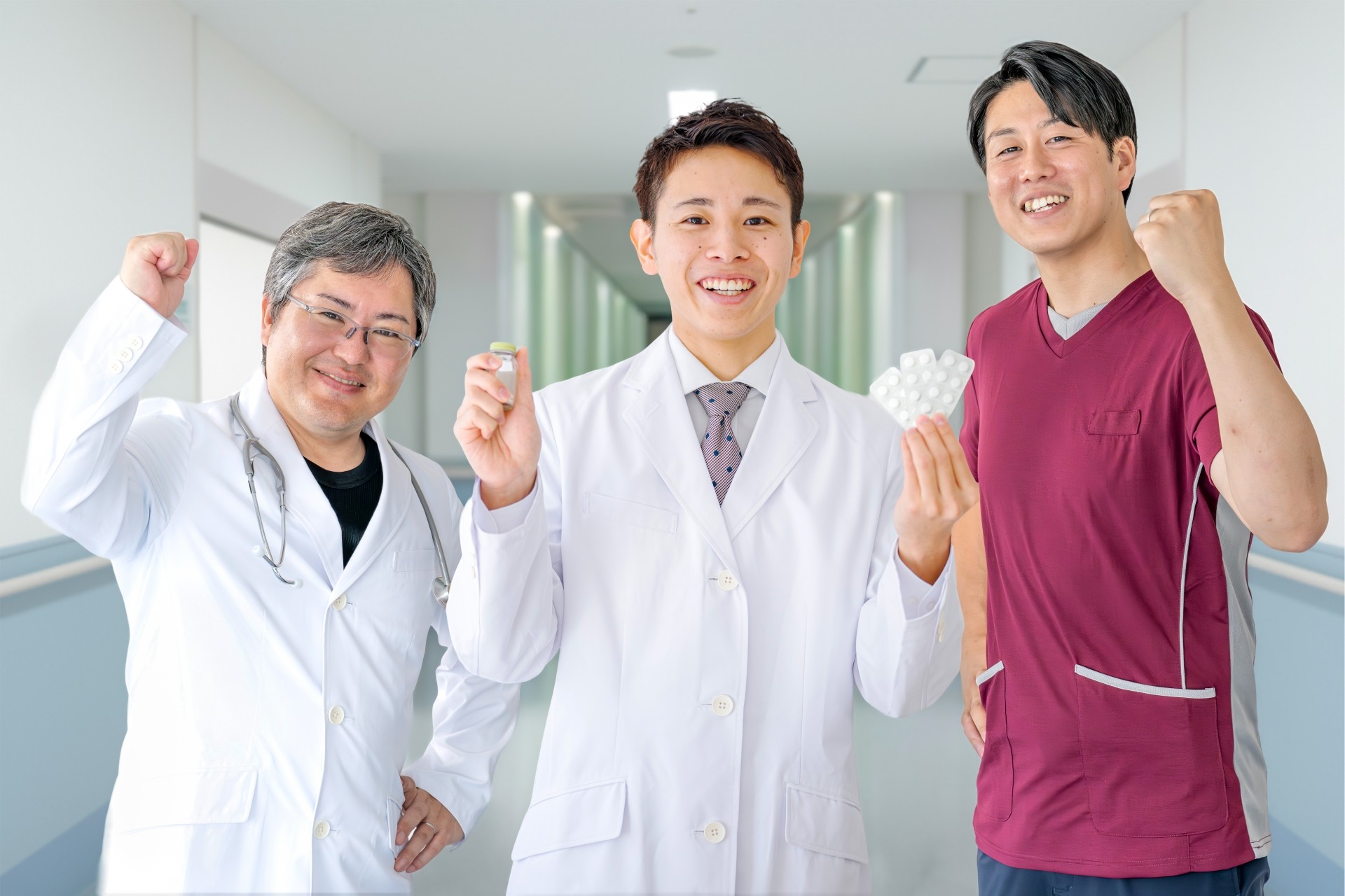 医師監修に協力的な三人の医師