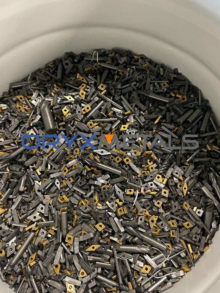 Tungsten Carbide (WC) Inserts, Drills and End Mills Scrap Recycling - Oryx Metals