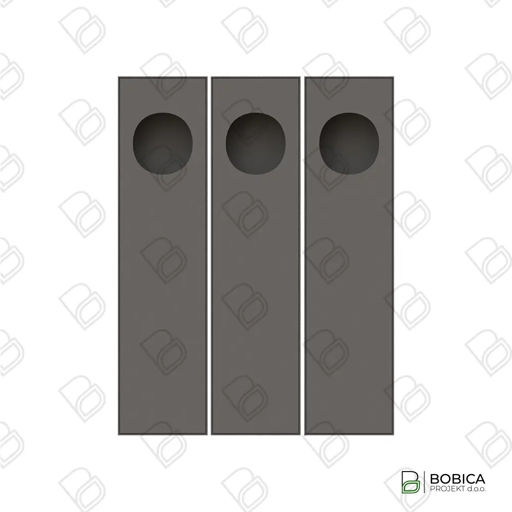 Set kanti za razvrstavanje otpada - "Eco Triple"