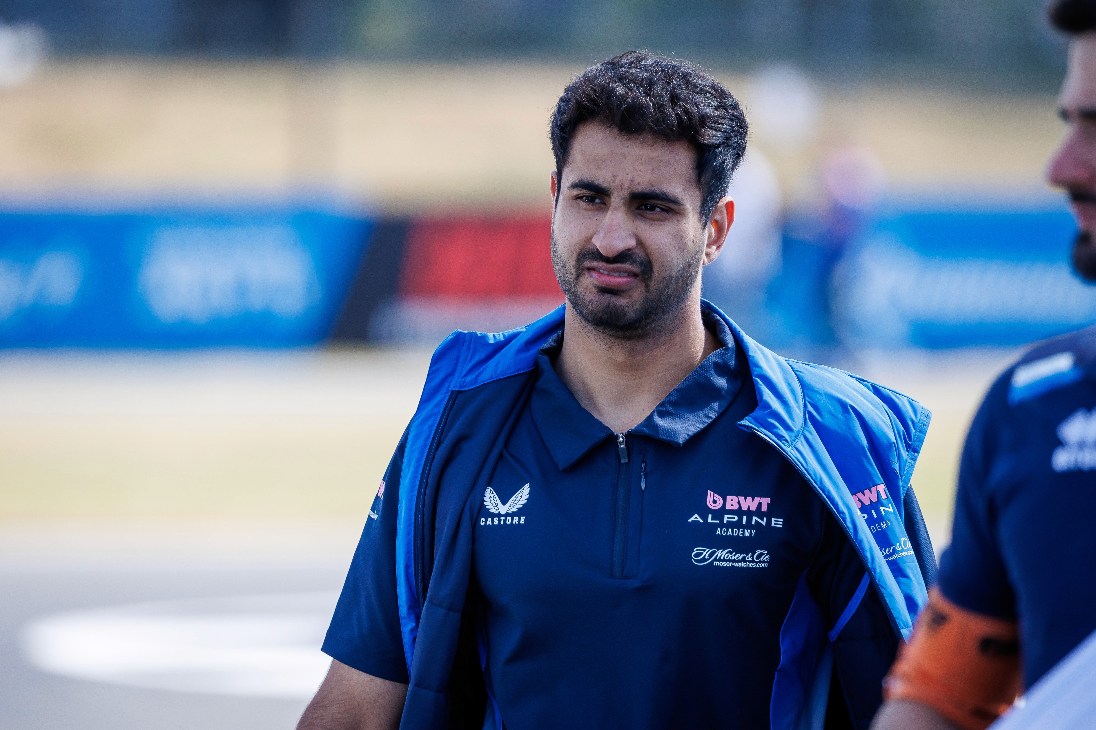 Kush Maini testing for Alpine F1 team in Abu Dhabi