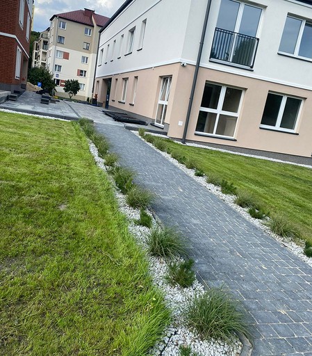 Tereny wspólne przy budynku