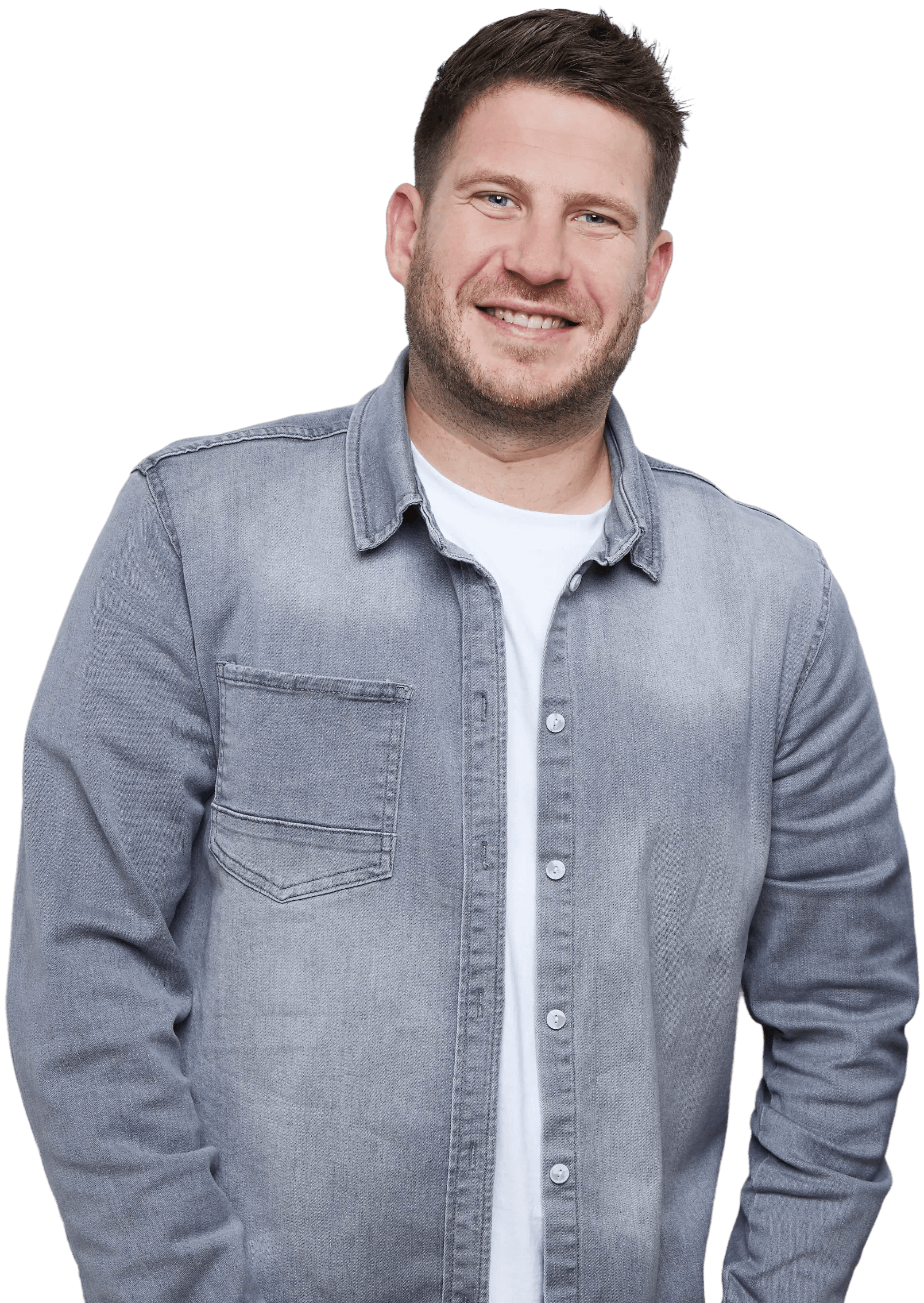 Persoon legt iets uit