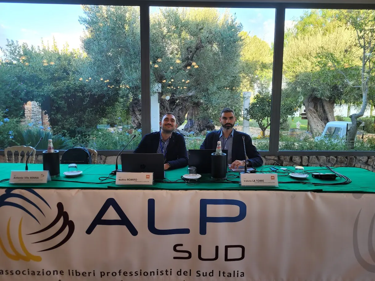 Rappresentanti Muffin durante un incontro con l'associazione ALP Sud