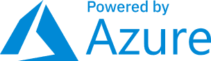 Powered by Azure logo