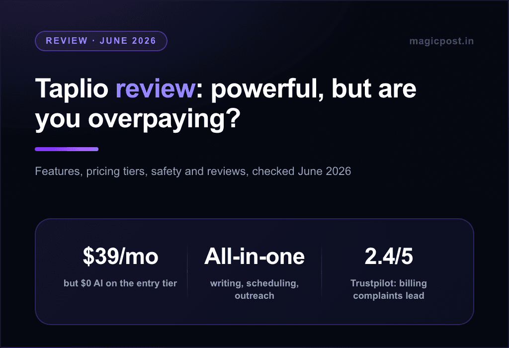 Taplio Review: Powerful, But Are You Overpaying? (2026 Update)