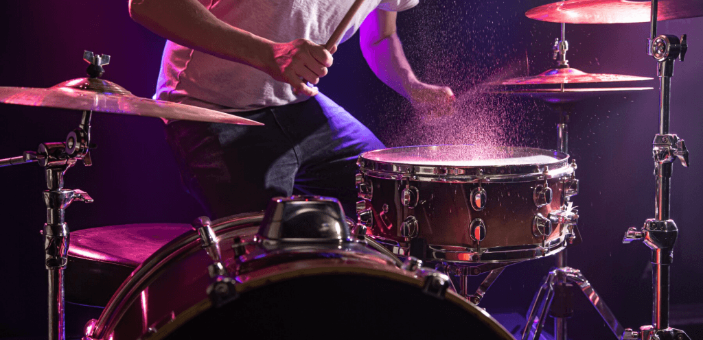 Hands playing drums