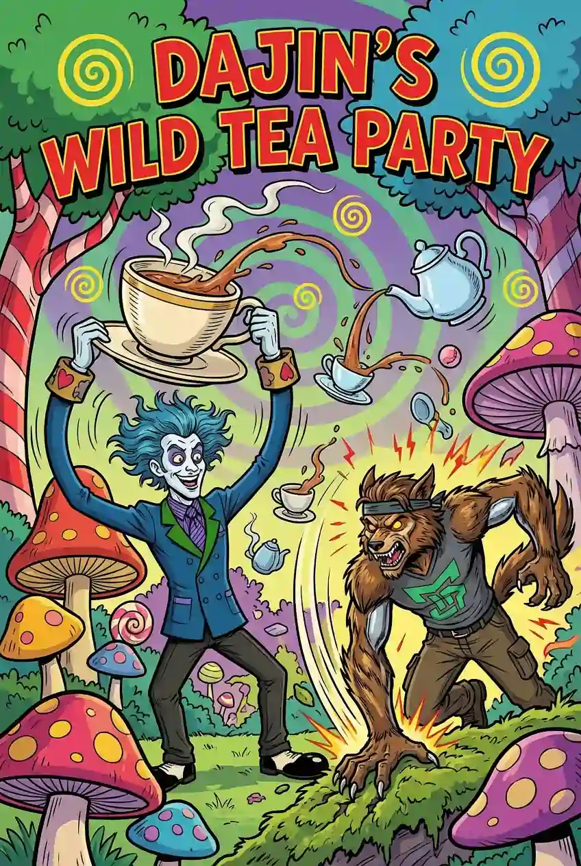 A comic book front cover