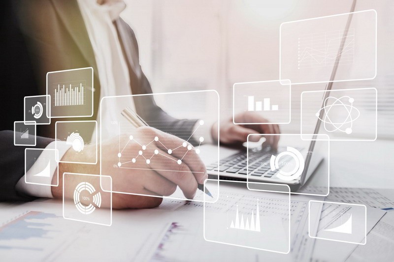 Analytics data big business intelligence background bi